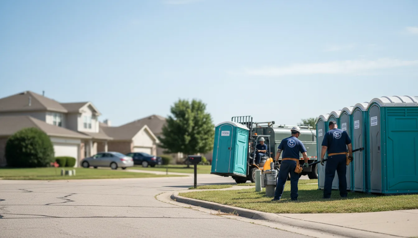 Porta Potty Rental in Hodgen, OK near me